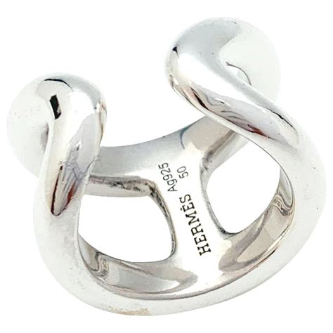 hermes bijoux bague argent|Hermes jewelers.